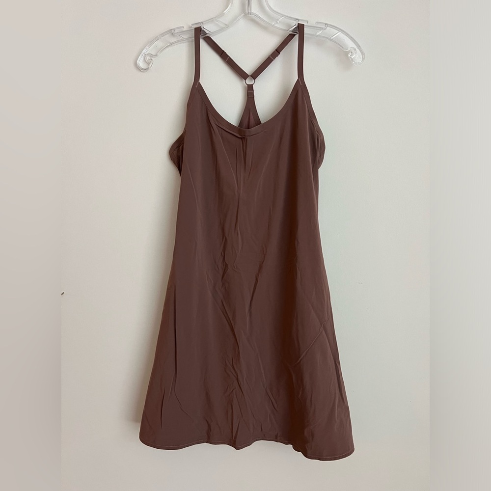 Outdoor Voices the exercise dress deep taupe